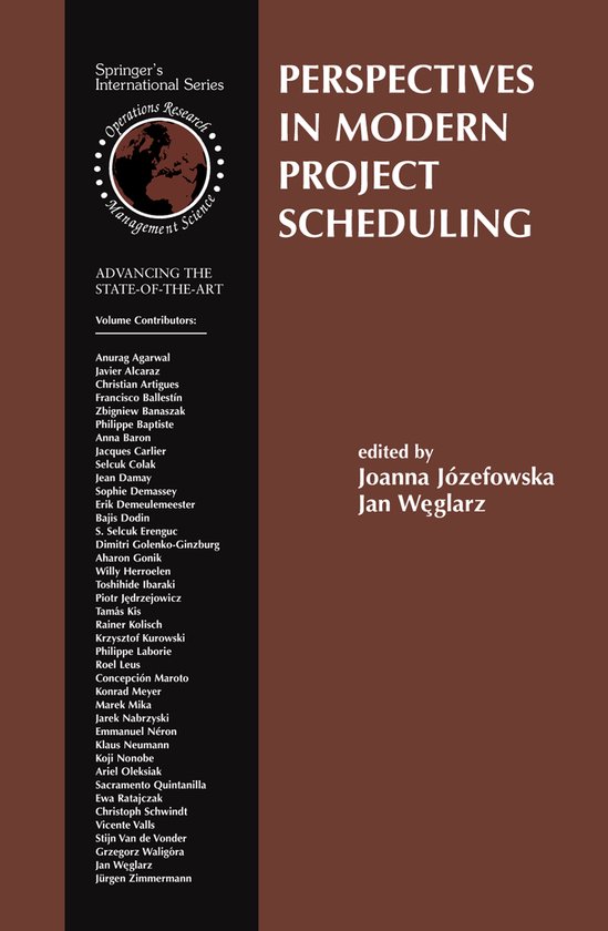 Perspectives in Modern Project Scheduling - cover