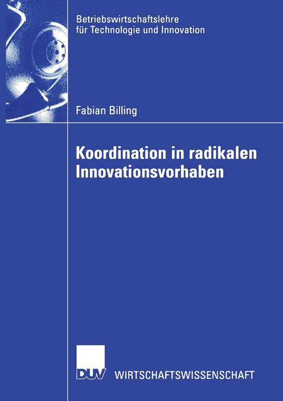 Koordination in radikalen Innovationsvorhaben - cover