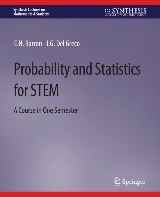 Synthesis Lectures on Mathematics & Statistics- Probability  ... - cover