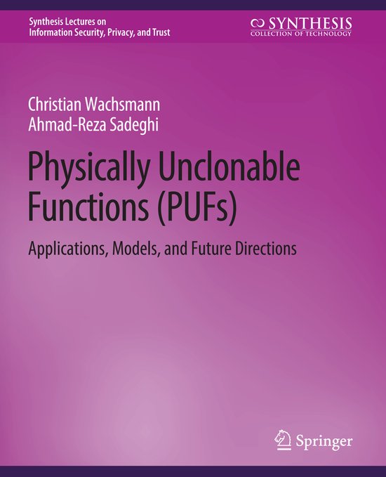 Synthesis Lectures on Information Security, Privacy, and Tru ... - cover