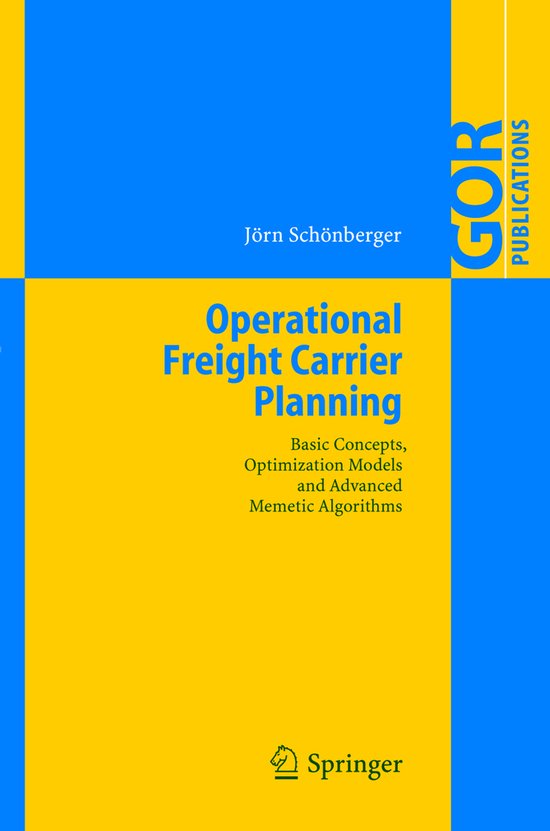 Operational Freight Carrier Planning - cover