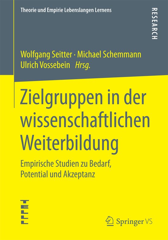 Zielgruppen in der wissenschaftlichen Weiterbildung - cover