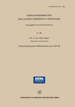 Forschungsberichte des Landes Nordrhein-Westfalen- Die Entwicklung des Weltluftverkehrs bis 1957/58
