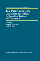 Evaluation in Education and Human Services- Test Policy in Defense