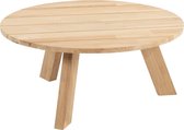 Table de jardin lounge Cosmic 78x35 cm ronde en teak 4 Seasons Outdoor