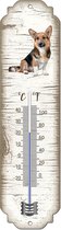 Thermometer: Welsh Corgi Cardigan | Hondenras | Temperatuur binnen en buiten | -25 tot +45C