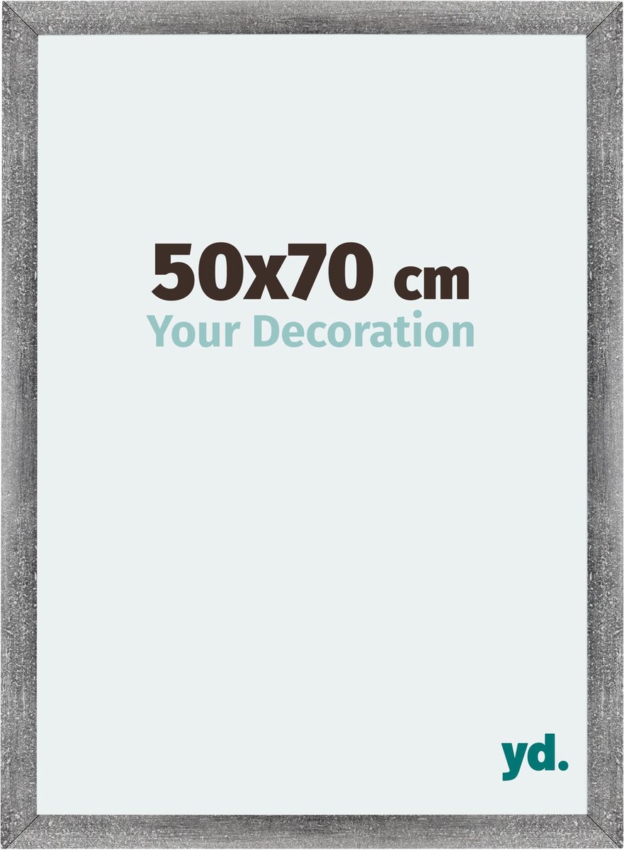 yd. Your Decoration - Fotolijst 50x70 cm - MDF - Grijs Geveegd - Mura