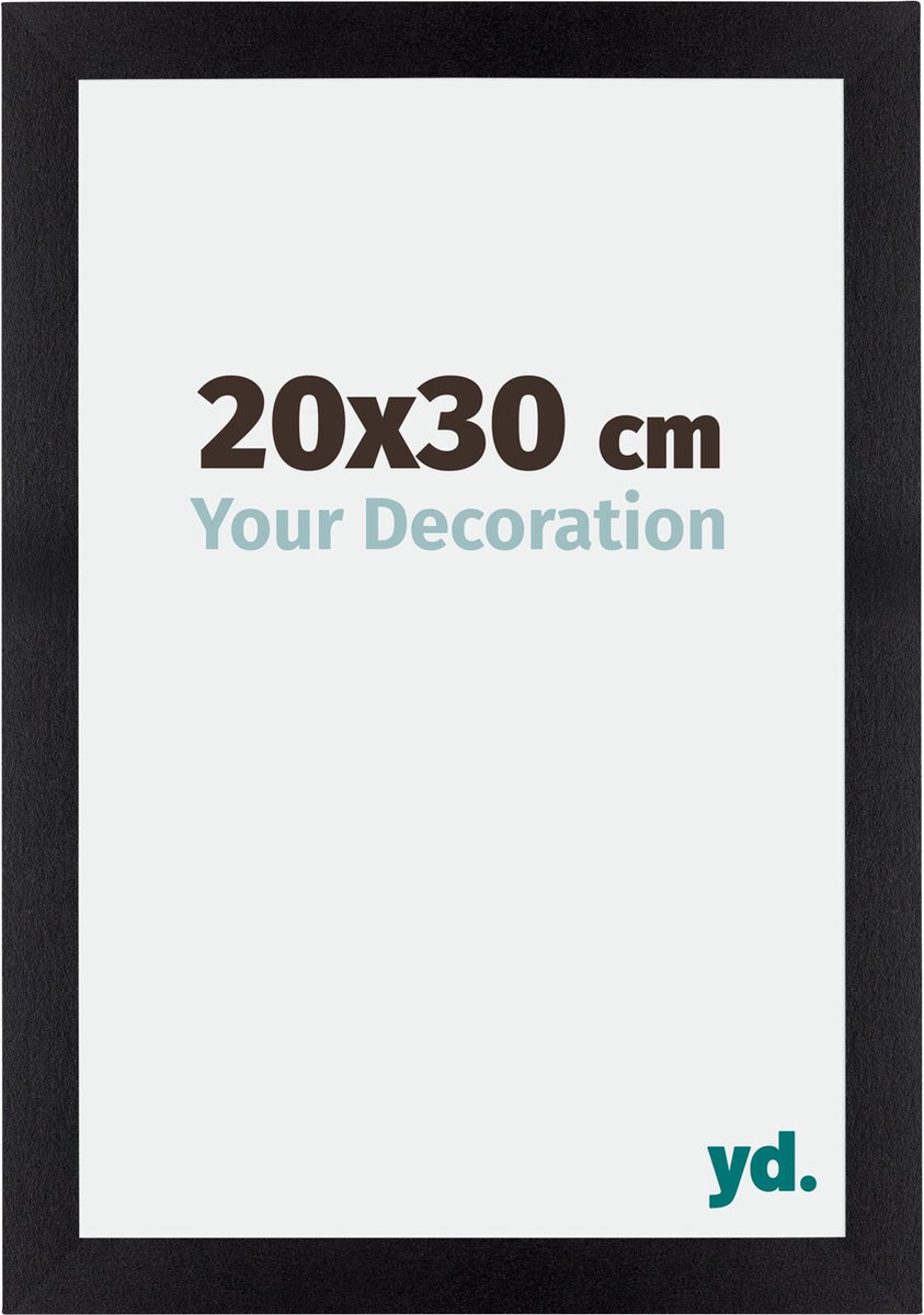 yd. Your Decoration - Fotolijst 20x30 cm - MDF - Zwart Mat - Mura