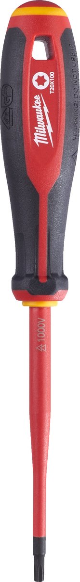 Milwaukee Tri-Lobe VDE Schroevendraaier T20x100 - 4932478730