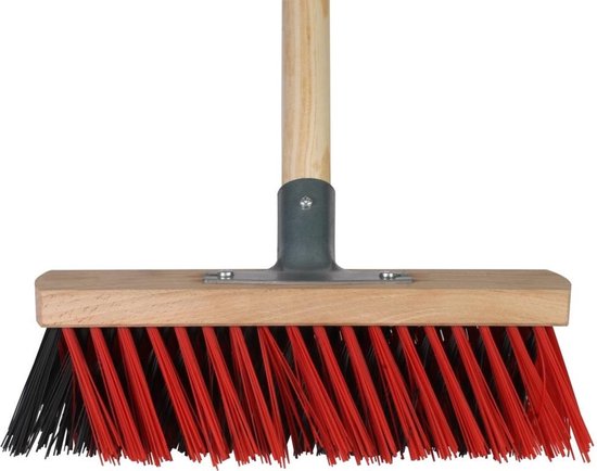 Talen Tools - X-bezem - Buiten - 30 cm - Rood/Zwart - Zonder steel van Talen Tools — afbeelding 4