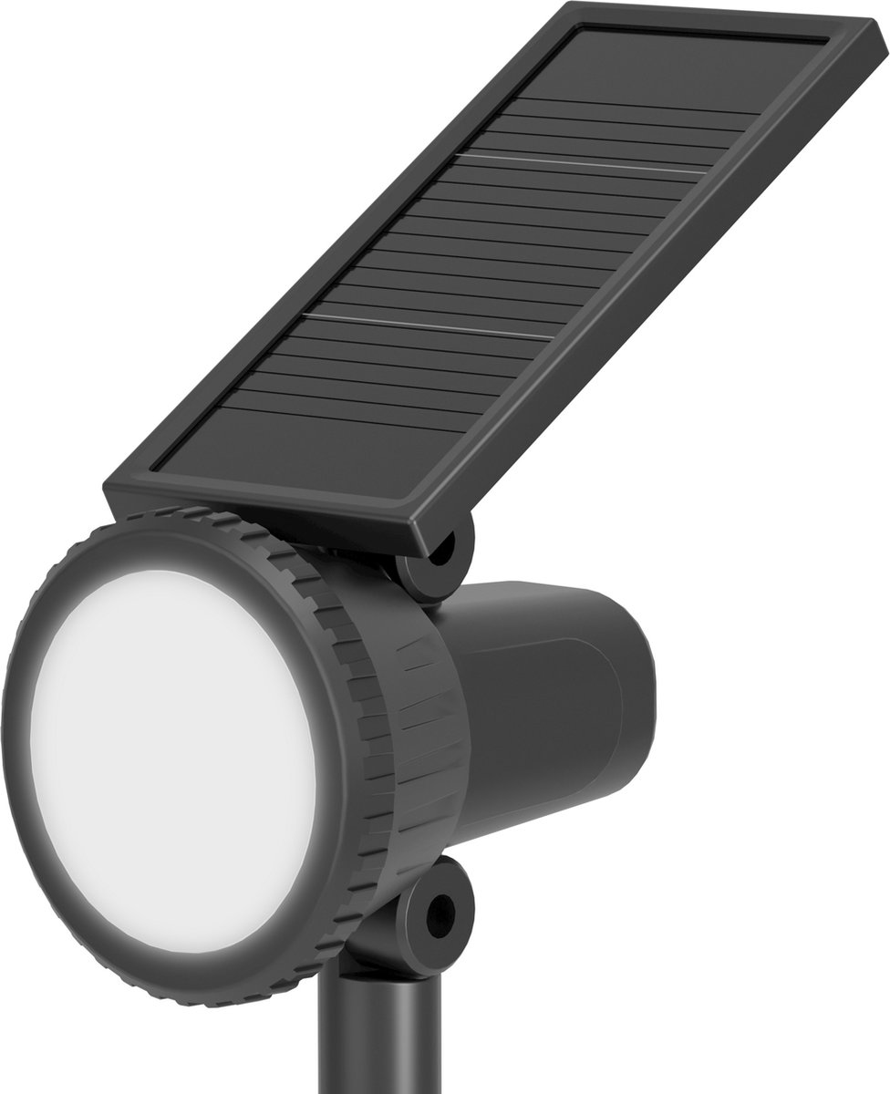 Eglo Sambuco Solaire spot de jardin à piquer extérieur - LED - 37,5 cm - Noir