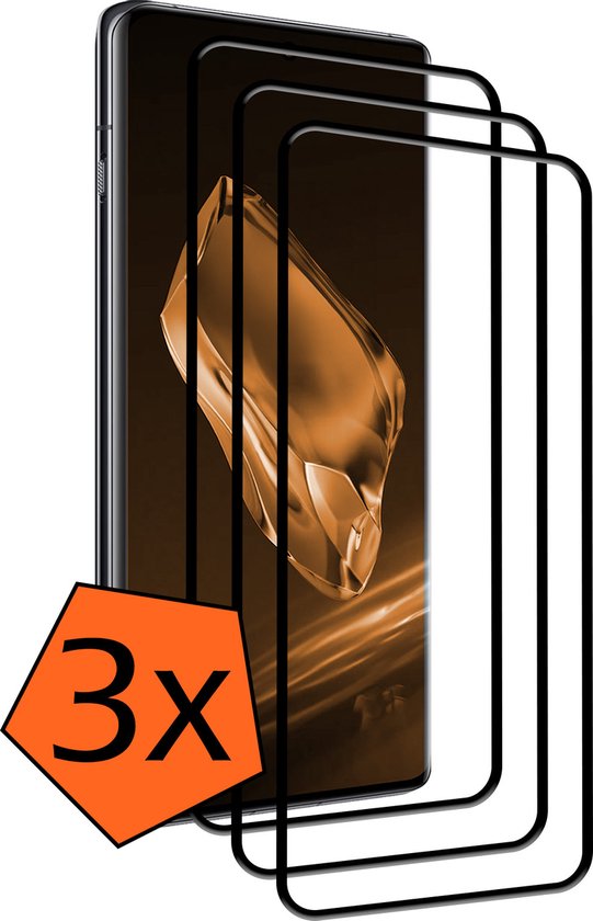 Protecteur d'écran adapté pour OnePlus 12R Protecteur d'écran Protect Glas - Protecteur d'écran adapté pour OnePlus 12R Protecteur d'écran en Tempered Glass Couverture complète d'écran - 3 PACK