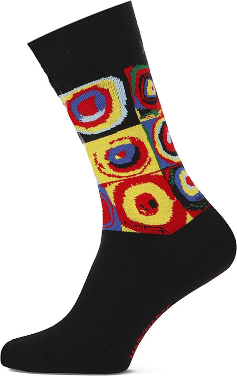 Marcmarcs heren Y2 sokken squares with circles multi