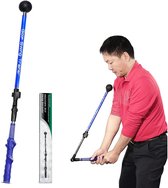 Golfswingtrainer, telescopische swingclubtrainer, golftrainingshulpmiddel om het scharnier te verbeteren, onderarmrotatie, schouderrotatie, opvouwbaar swingcorrectiehulpmiddel Swingtrainer
