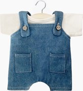 Minikane Tuinbroek Antonin en Shirt Creme 34 cm