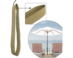 Strandhanddoek elastiek band - HOYA living® - kleur: Beige - elastisch - rekbaar van 45 tm 70cm / ligbed elastiek band - beach towel strap Strandhanddoek elastiek band - HOYA living® - kleur: Beige - elastisch - rekbaar van 45 tm 70cm / ligbed elastiek band - beach towel strap
