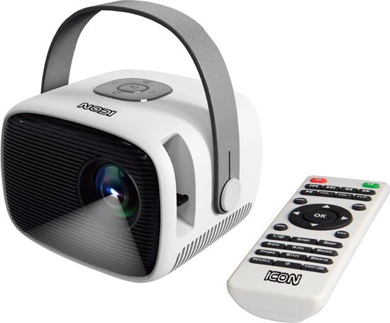 ICON Projector 105 - Beamer - Mini portable Home Theater - HDMI - USB2.0 - Micro SD - 3.5mm earphone/AV IN