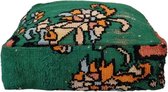 Bol.com Marokkaanse vintage poef - zit kussen zonder vulling - Berber poef - poef029 - zitzak - zitkussen - retro poefs - ooster... aanbieding