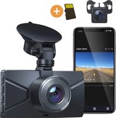Avalect RoadPro Dashcam pour voiture - 2023 - Avec application - Caméra de voiture avant et arrière - Full HD - Vision nocturne - Mode stationnement avec capteur G intégré - Batterie incluse - Carte SD de 32 Go incluse