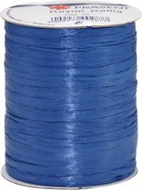 Bolduc biologisch afbreekbare spoel, Raffia-look, Koningsblauw, 100 m/5mm