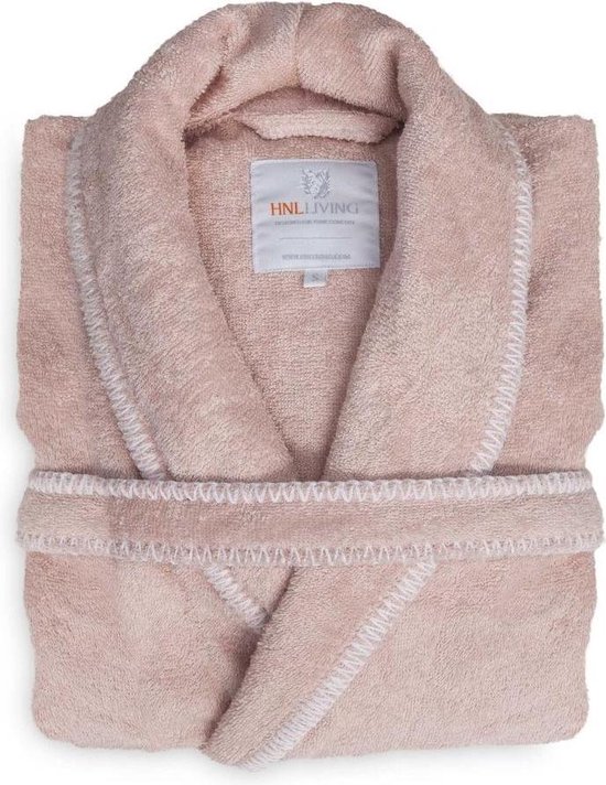 Hoogwaardige Bamboe Badjas Roze | Maat XL | Heerlijk Zacht En Comfortabel | Elegant En Luxe