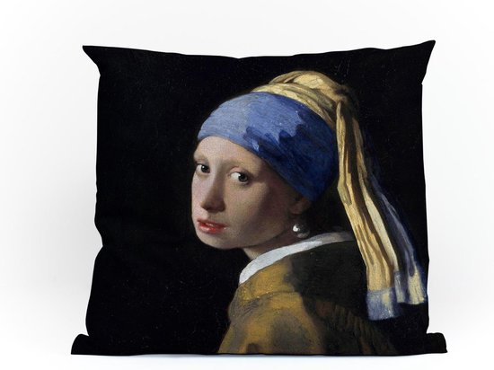 Rijksmuseum |Meisje met de parel |Johannes Vermeer | Kussen | 50x50 cm