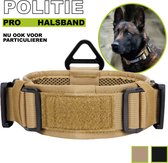 Always Prepared © Pro Halsband Hond - Hals 35-75 CM - Hondenhalsband - geschikt voor iedere hondenriem - voor middel en grote honden - Best getest 2022 - 450KG Anti trek test - One Size Black