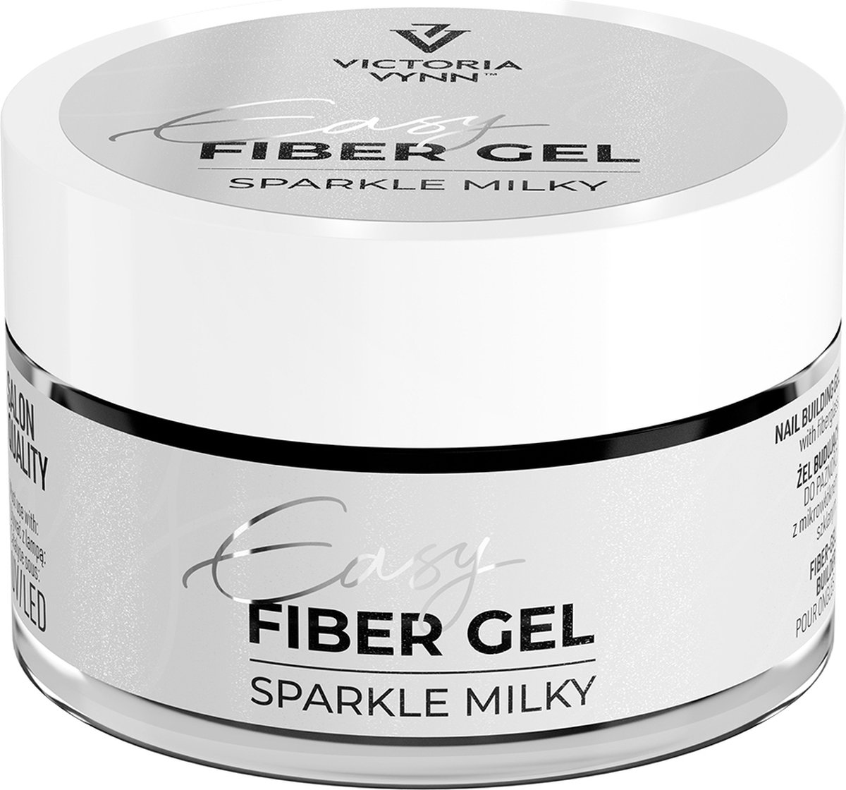 Goedkoopste Victoria Vynn – Easy Fiber Gel Sparkle Milky White - Builder Gel 50 ml - glitter - babyboom - gelnagels - gel - nagels - manicure - nagelverzorging - nagelstyliste - buildergel - uv / led - nagelstylist - callance