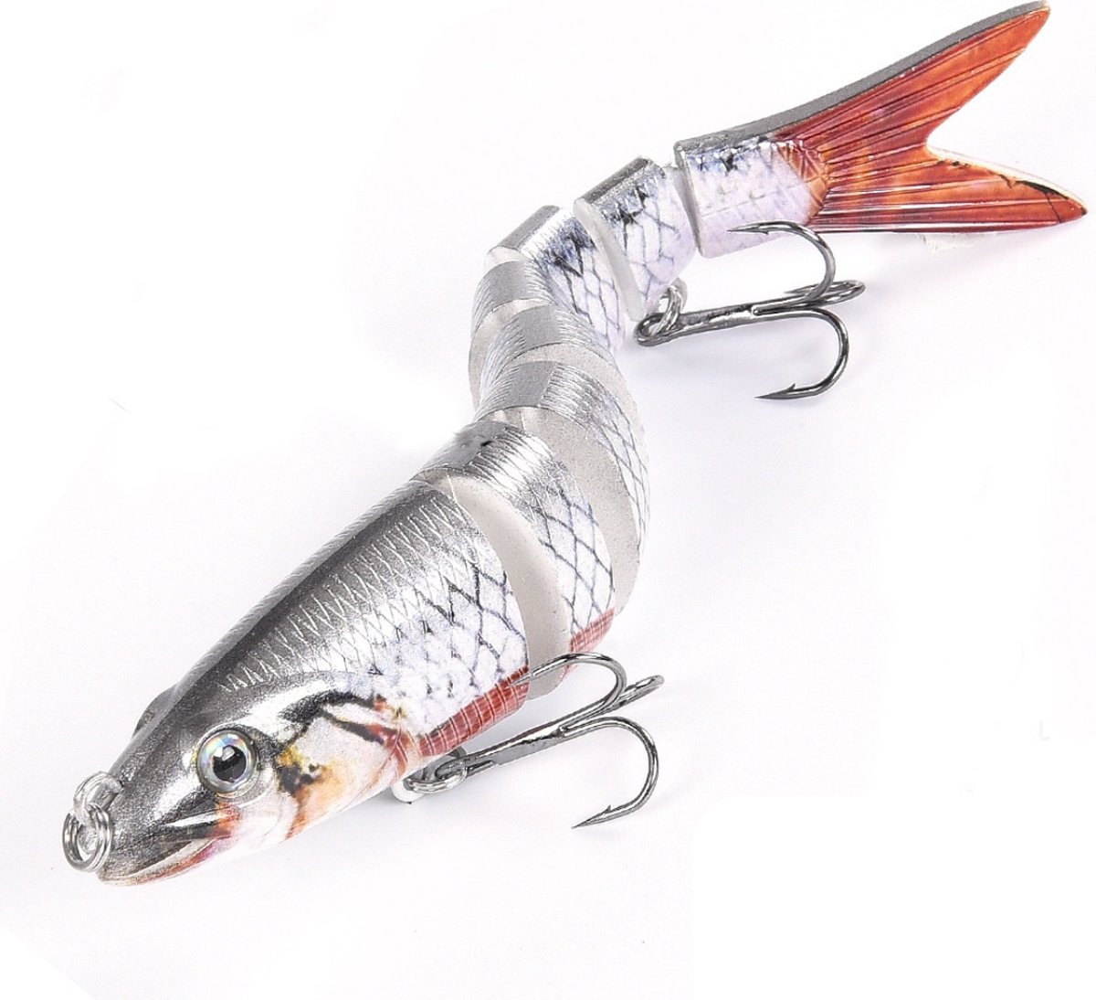Livano Visspullen - Viskoffer - Tacklebox - Kunstaas - Vis Accessoires - Hengelsport - Spullen - Roofvis - Karper - Snoek - Grijs en Rood