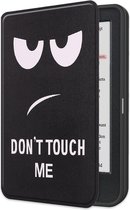 Hoes Geschikt voor Kobo Clara Colour Hoesje Bookcase Cover Book Case Hoes Sleepcover - Don't Touch Me