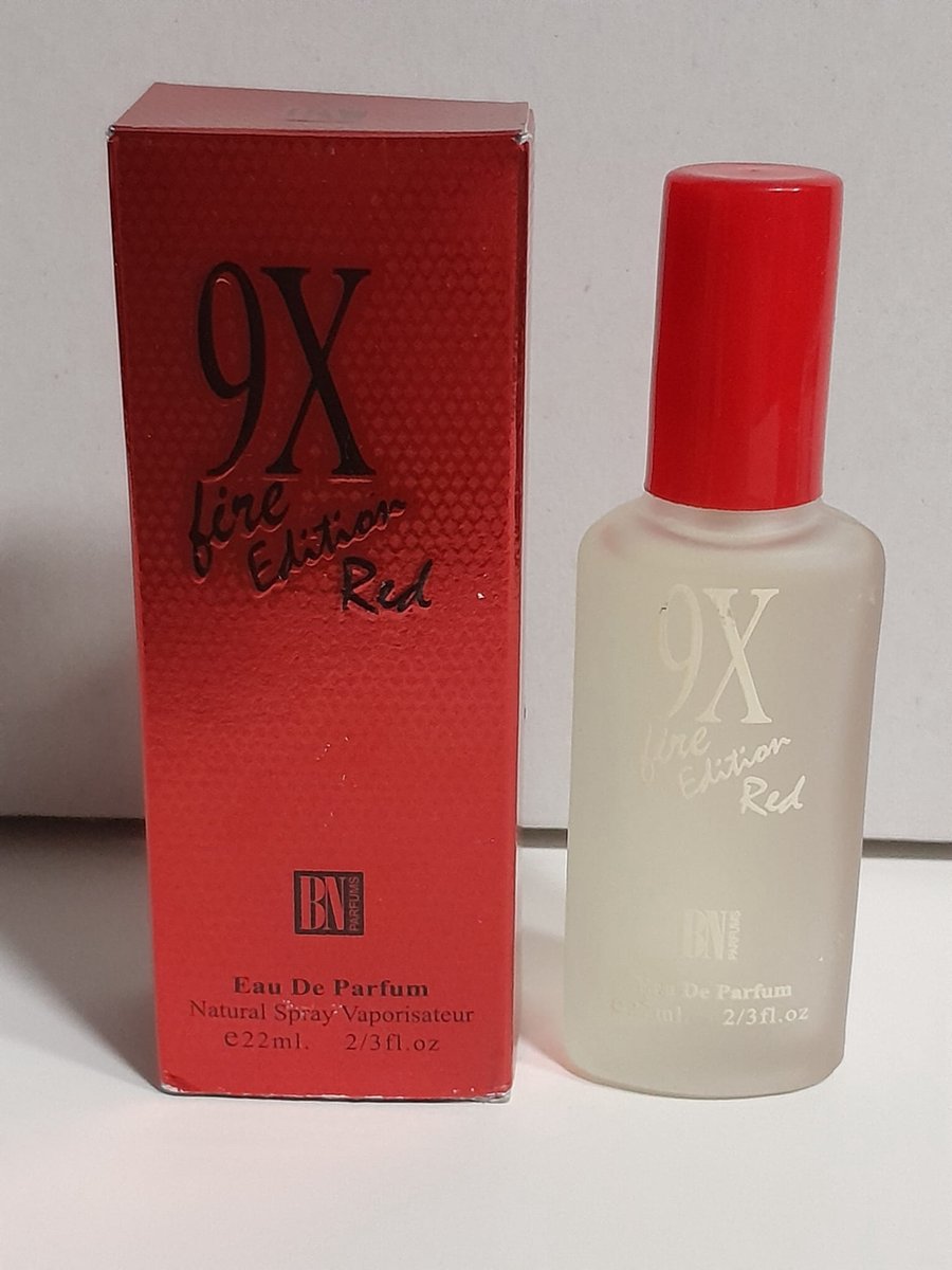 Goedkoopste Blue Dreams 9x Fire Edition Red miniparfum eau de parfum herenparfum 22 ml