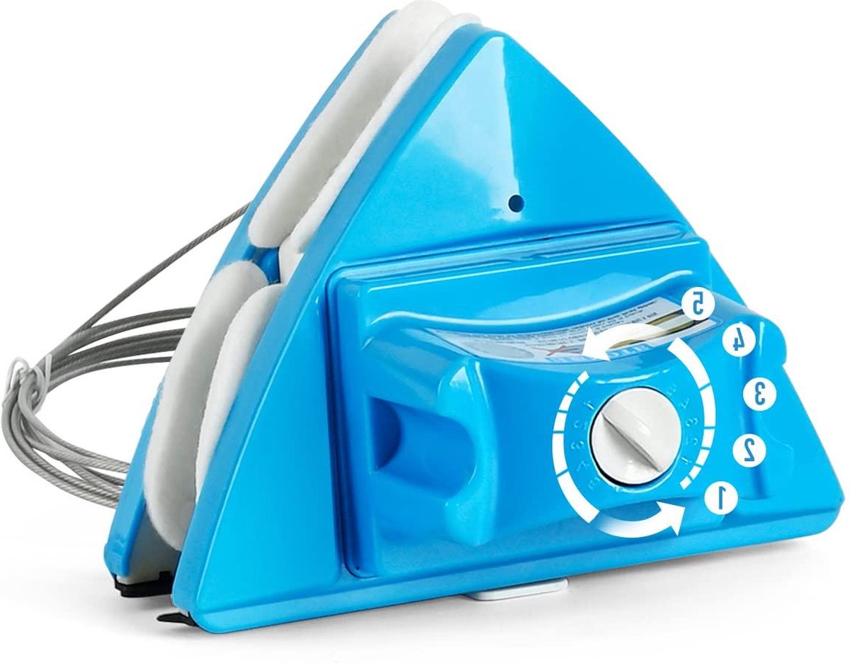 Goedkoopste Dubbelzijdige Magnetische Ruitenreiniger - Verstelbare Dubbele Vensterglas Wisser met Zweefborstel - Reinigingsborstel Gereedschap voor Hoogbouw Dikte 4-30 mm Window wiper