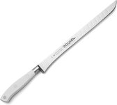 Gesmeed Snijmes/Hammes Nitrum Roestvrij Staal 250 mm - Ergonomische Handgreep - Dun Lemmet - Wit - Serie Riviera Blanc brisket slicing knife