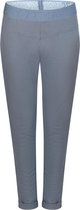 Zoso Broek Wish Sporty Trouser With Logo Band 242 1030 Greyblue Dames Maat - XS