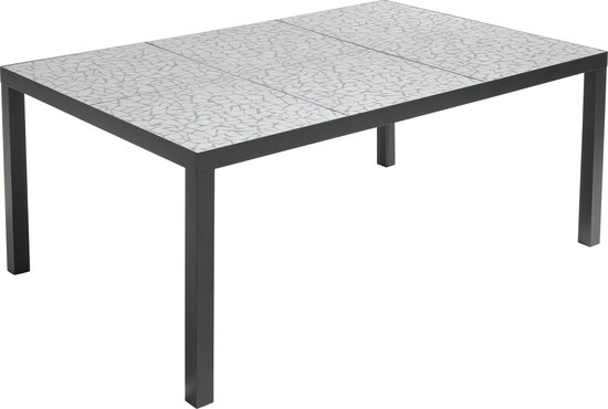 Oviala Tivoli Tuintafel Van Keramiek Met Mozaïek Effect 182 Cm Oviala Tivoli Tuintafel Van Keramiek Met Mozaïek Effect 182 Cm