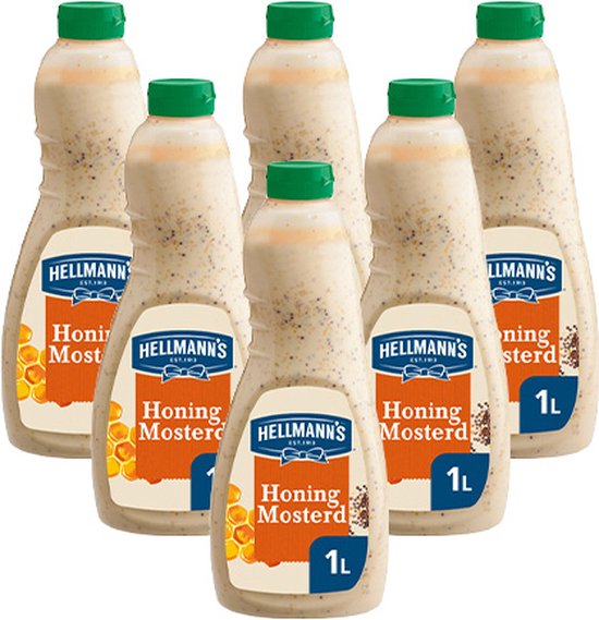 Foto: Hellmann s dressing honing mosterd 6x 1ltr