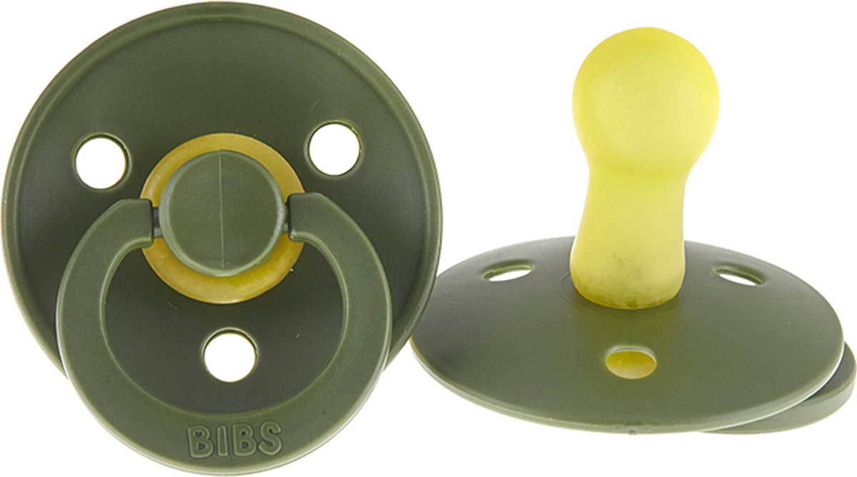 Goedkoopste BIBS Fopspeen 6-18 mdn - Hunter Green (1 stuk
