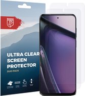 Rosso Screen Protector Geschikt voor Motorola Moto G Stylus | Ultra Clear Duo Pack | TPU Folie | Case Friendly Beschermfolie | 2 Stuks