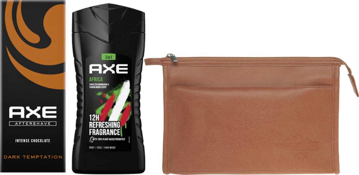 Goedkoopste Axe Cadeauset Africa Temptation met toilettas