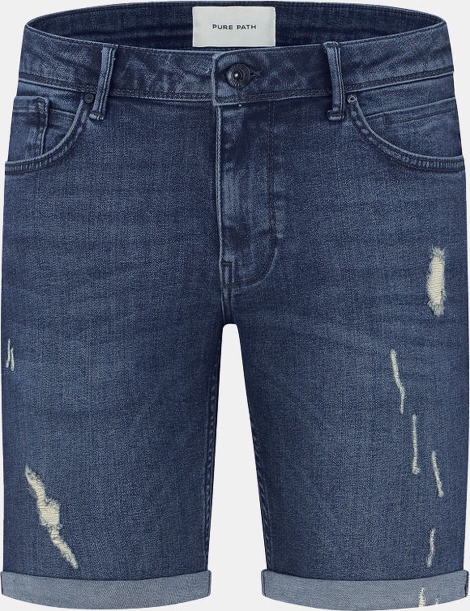 Purewhite Denim Short The Steve