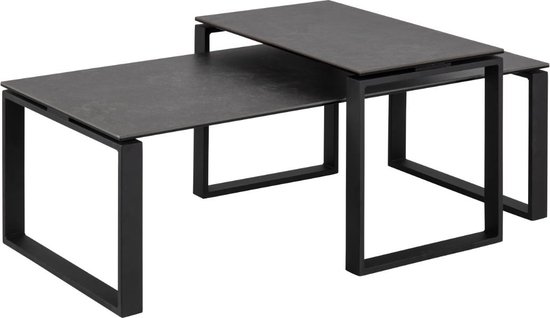 Emob - Salontafel - Zwart - 115x69x45 cm