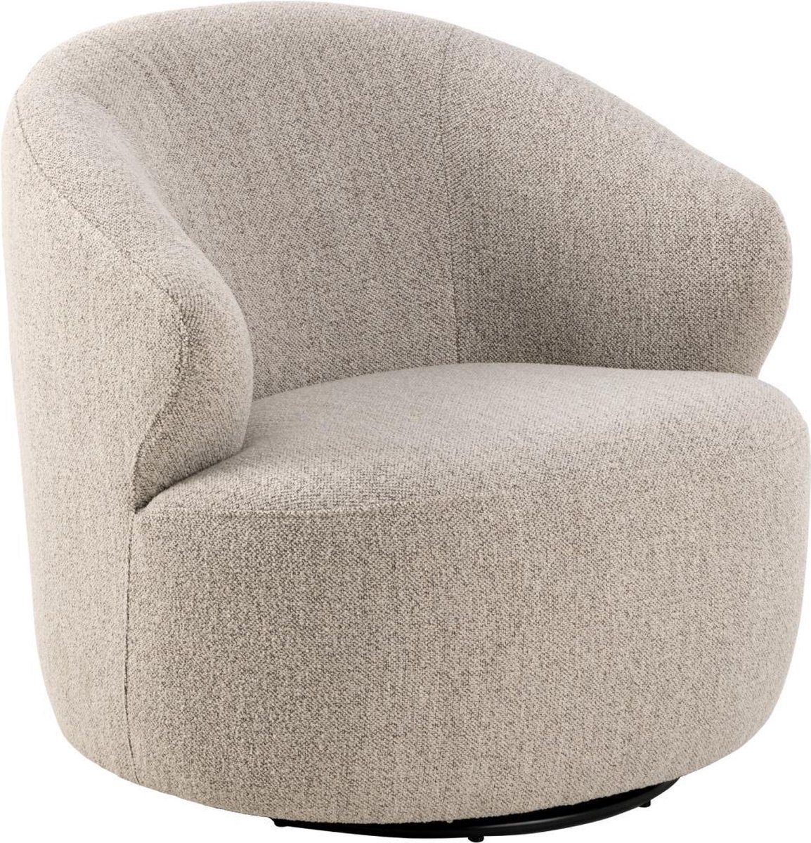 Fauteuil Hugo Met Armleuning Monza Beige 80cm - Giga Living