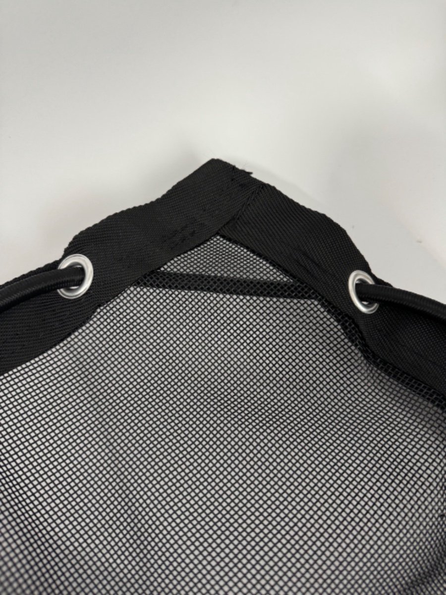 Fijnmazig aanhangwagennet PRO 3900x2200mm PVC, 350 gr/m2 zwart