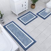 badmat set - Compleet Hotel Kwaliteit Gift Set Luxe Bad Accessoire / Bath mats and toilet mats, 45 x 65 + 45 x 120 + U50 x 60 cm/3