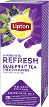 Thee lipton refresh blue fruit tea 25x1.5gr | Pak a 25 stuk