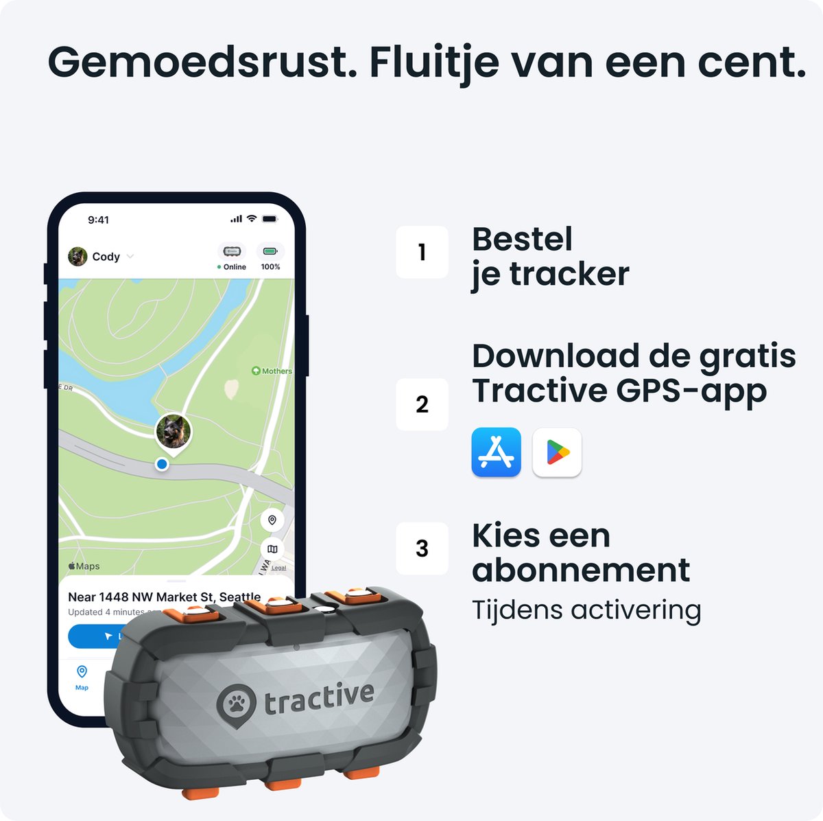 Tractive DOG XL Adventure Edition - Extra Stevig & Grotere Batterij thumbnail 7