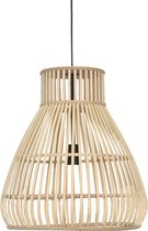 LM-Collection Lucinda Hanglamp - Ø37x43cm - E27 - Bruin - Rotan - hanglampen eetkamer, hanglamp zwart, hanglampen woonkamer, hanglamp slaapkamer, hanglamp kinderkamer, hanglamp rotan, hanglamp hout, hanglamp industrieel