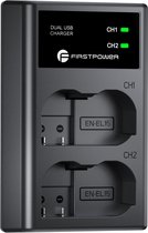 FirstPower Oplader voor EN-EL15 Accu voor Nikon camera - Batterij voor Nikon Spiegelreflex Camera's