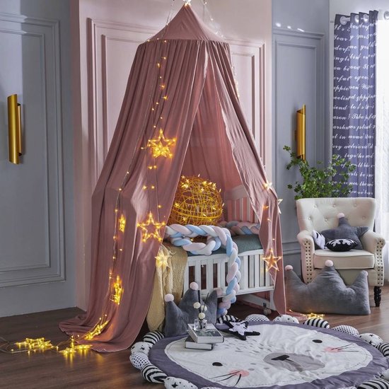 IL BAMBINI - Grote Baby Klamboe voor Babykamer - Babybedje - Bean Paste - Polyester — afbeelding 3