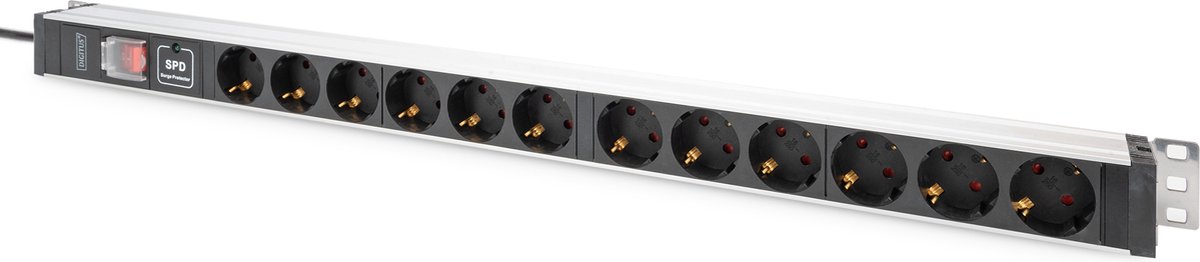 Digitus Unité de distribution d'énergie 12 sorties 1U
